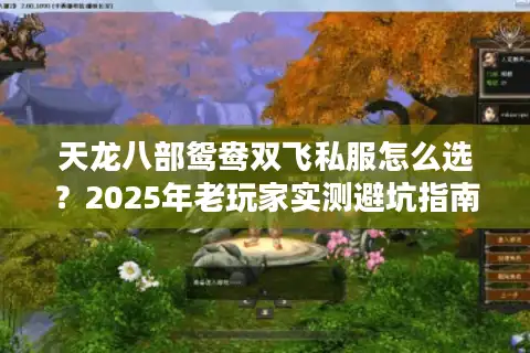 天龙八部鸳鸯双飞私服怎么选？2025年老玩家实测避坑指南