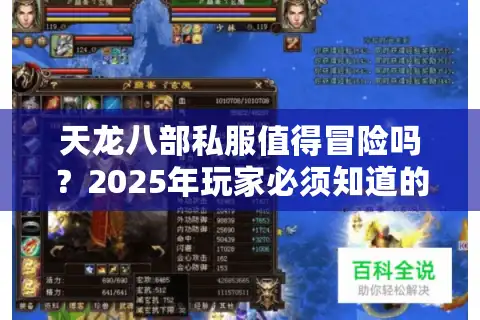 天龙八部私服值得冒险吗？2025年玩家必须知道的真相