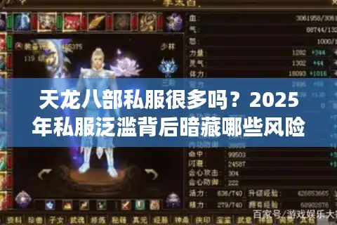 天龙八部私服很多吗？2025年私服泛滥背后暗藏哪些风险