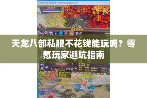 天龙八部私服不花钱能玩吗?零氪玩家避坑指南 天龙八部私服不花钱能玩吗?零氪玩家避坑指南
