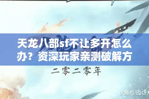 天龙八部sf不让多开怎么办？资深玩家亲测破解方案