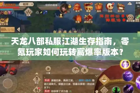 天龙八部私服江湖生存指南，零氪玩家如何玩转高爆率版本？