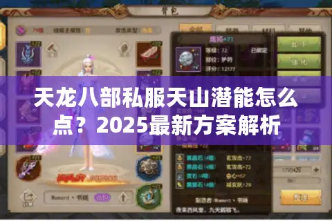 天龙八部私服天山潜能怎么点？2025最新方案解析