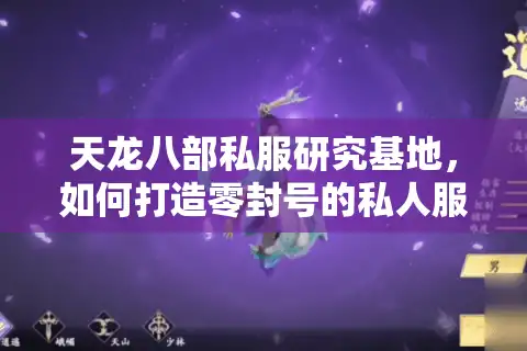 天龙八部私服研究基地，如何打造零封号的私人服务器？