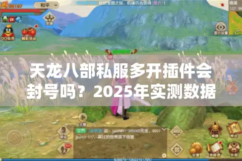 天龙八部私服多开插件会封号吗？2025年实测数据与安全方案