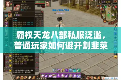 霸权天龙八部私服泛滥，普通玩家如何避开割韭菜陷阱？