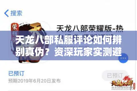 天龙八部私服评论如何辨别真伪？资深玩家实测避坑指南