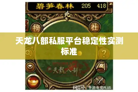 天龙八部私服平台稳定性实测标准