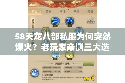 58天龙八部私服为何突然爆火？老玩家亲测三大选服避坑指南