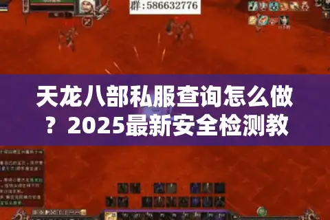 天龙八部私服查询怎么做？2025最新安全检测教程