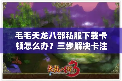毛毛天龙八部私服下载卡顿怎么办？三步解决卡注册问题