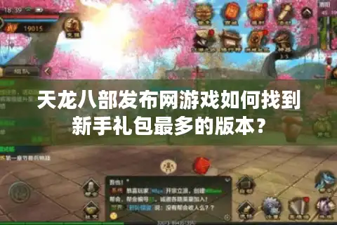 天龙八部发布网游戏如何找到新手礼包最多的版本？