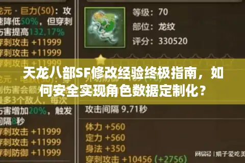 天龙八部SF修改经验终极指南，如何安全实现角色数据定制化？