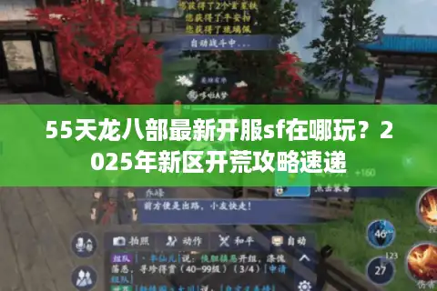 55天龙八部最新开服sf在哪玩？2025年新区开荒攻略速递