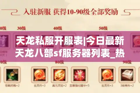 天龙私服开服表|今日最新天龙八部sf服务器列表_热门怀旧版私服推荐
