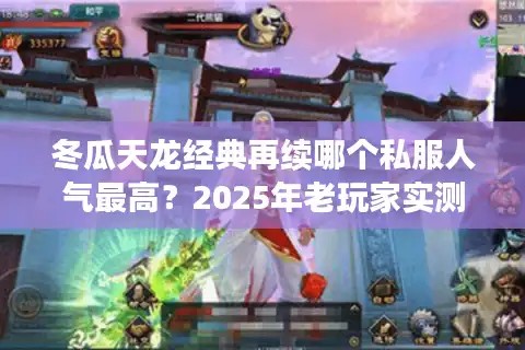 冬瓜天龙经典再续哪个私服人气最高？2025年老玩家实测避坑手册
