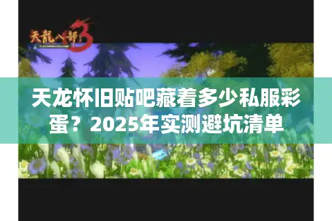 天龙怀旧贴吧藏着多少私服彩蛋？2025年实测避坑清单
