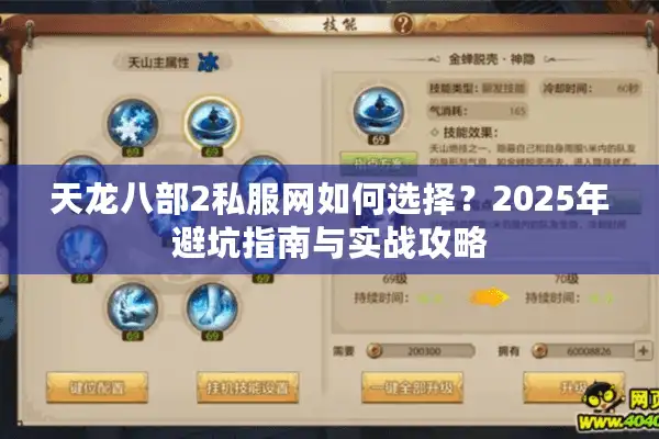天龙八部2私服网如何选择？2025年避坑指南与实战攻略