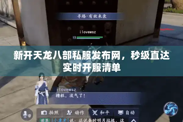 新开天龙八部私服发布网，秒级直达实时开服清单