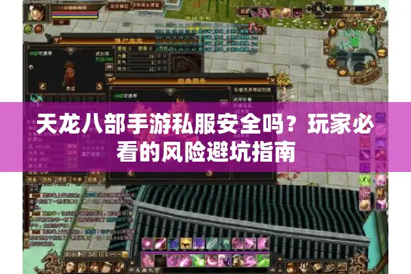 天龙八部手游私服安全吗？玩家必看的风险避坑指南