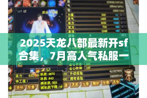 2025天龙八部最新开sf合集，7月高人气私服一网打尽