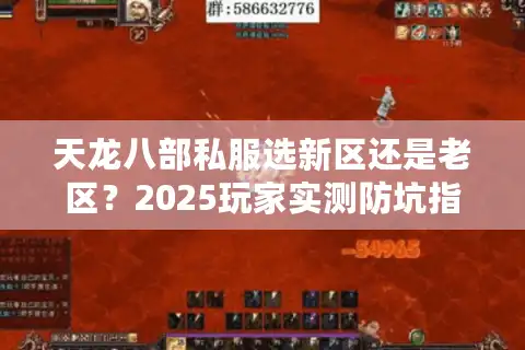 天龙八部私服选新区还是老区？2025玩家实测防坑指南