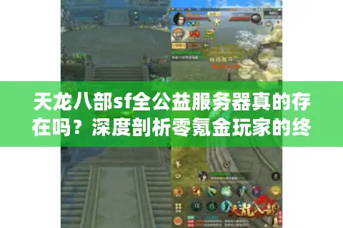 天龙八部sf全公益服务器真的存在吗？深度剖析零氪金玩家的终极选择