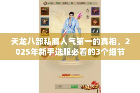 天龙八部私服人气第一的真相，2025年新手选服必看的3个细节
