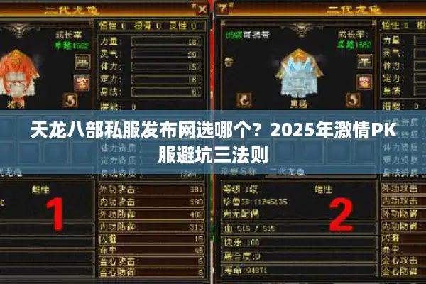 天龙八部私服发布网选哪个？2025年激情PK服避坑三法则