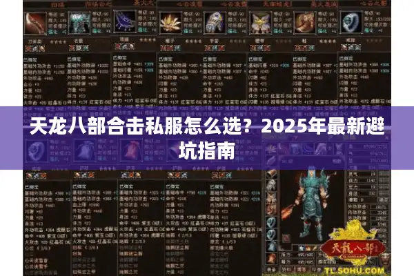 天龙八部合击私服怎么选？2025年最新避坑指南