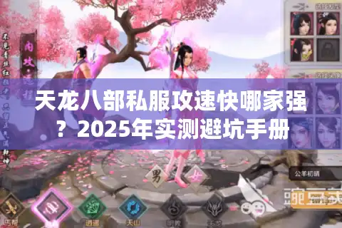 天龙八部私服攻速快哪家强？2025年实测避坑手册