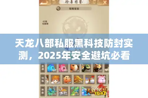 天龙八部私服黑科技防封实测，2025年安全避坑必看清单