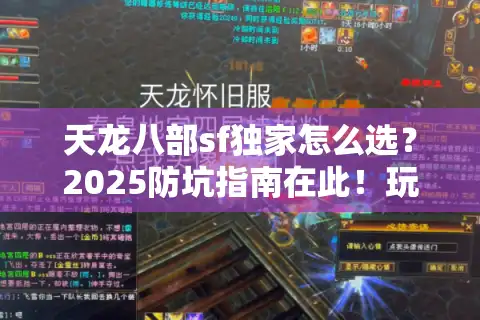 天龙八部sf独家怎么选？2025防坑指南在此！玩家必看三大铁律