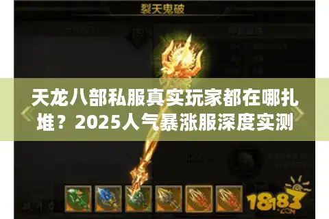 天龙八部私服真实玩家都在哪扎堆？2025人气暴涨服深度实测