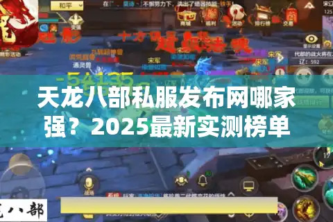 天龙八部私服发布网哪家强？2025最新实测榜单破解选择焦虑