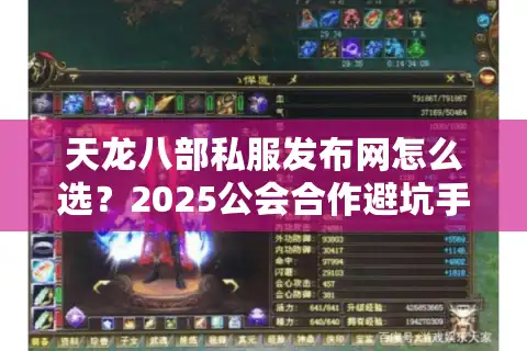 天龙八部私服发布网怎么选？2025公会合作避坑手册