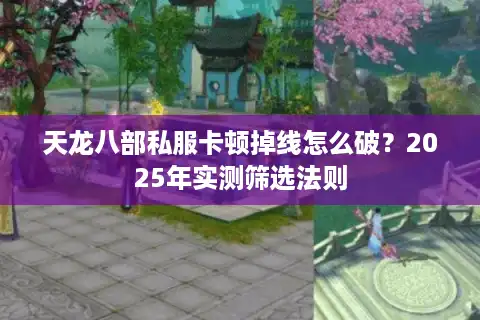 天龙八部私服卡顿掉线怎么破？2025年实测筛选法则