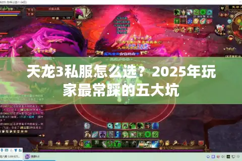 天龙3私服怎么选？2025年玩家最常踩的五大坑