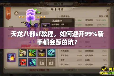 天龙八部sf教程，如何避开99%新手都会踩的坑？