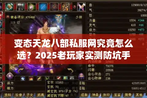 变态天龙八部私服网究竟怎么选？2025老玩家实测防坑手册