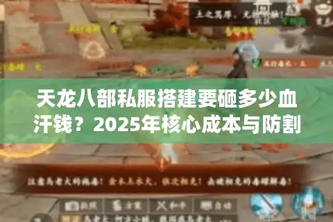 天龙八部私服搭建要砸多少血汗钱？2025年核心成本与防割指南