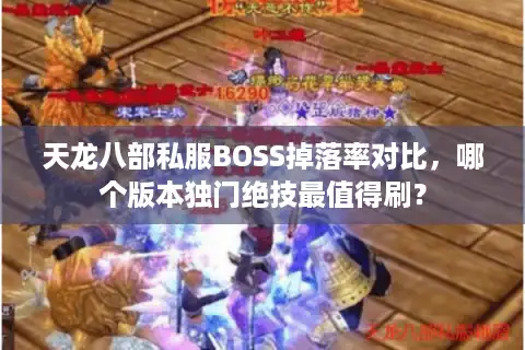 天龙八部私服BOSS掉落率对比，哪个版本独门绝技最值得刷？
