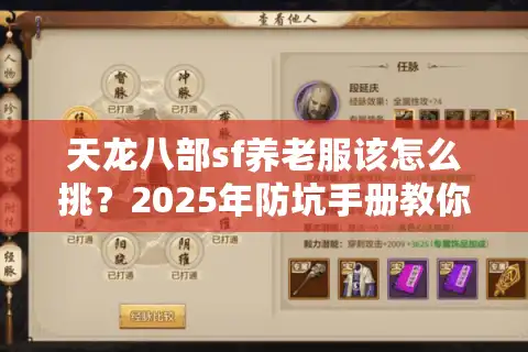 天龙八部sf养老服该怎么挑？2025年防坑手册教你三步避雷