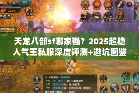 天龙八部sf哪家强？2025超稳人气王私服深度评测+避坑图鉴