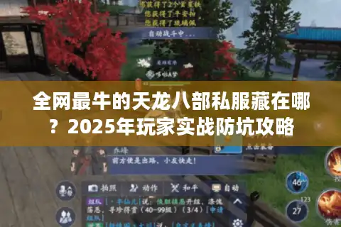 全网最牛的天龙八部私服藏在哪？2025年玩家实战防坑攻略