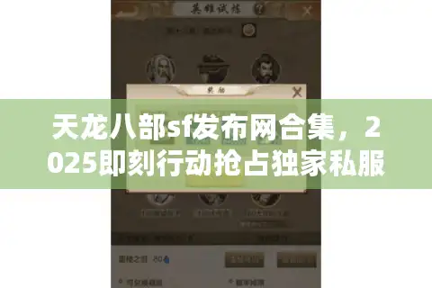 天龙八部sf发布网合集，2025即刻行动抢占独家私服入口