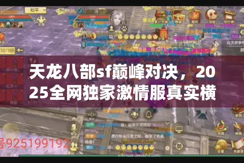 天龙八部sf巅峰对决，2025全网独家激情服真实横评！