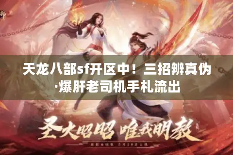 天龙八部sf开区中！三招辨真伪·爆肝老司机手札流出
