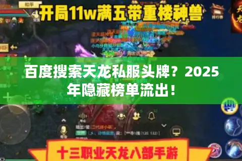 百度搜索天龙私服头牌？2025年隐藏榜单流出！