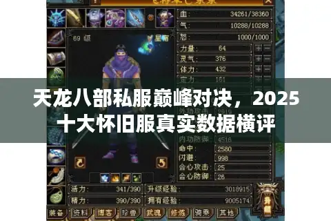 天龙八部私服巅峰对决，2025十大怀旧服真实数据横评